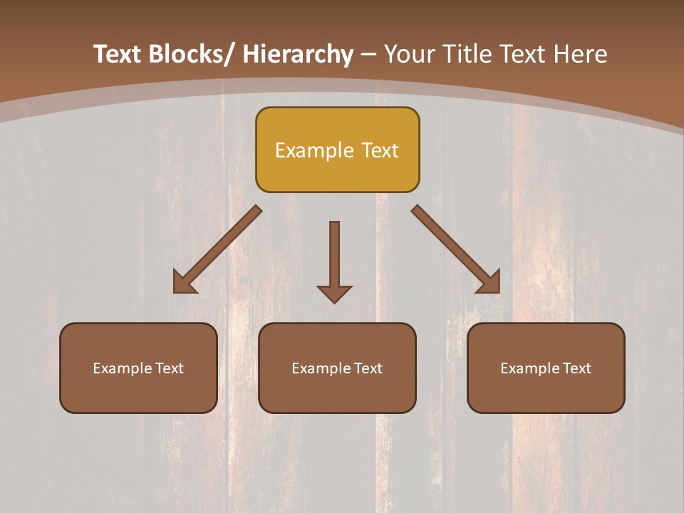 Parquet Lumber Blank PowerPoint Template