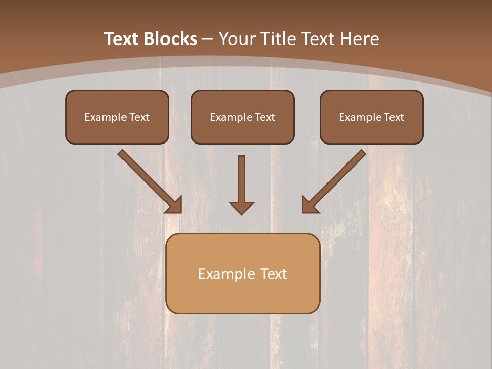 Parquet Lumber Blank PowerPoint Template