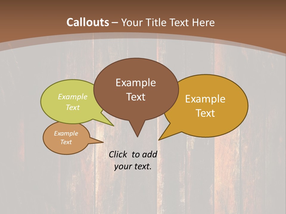 Parquet Lumber Blank PowerPoint Template