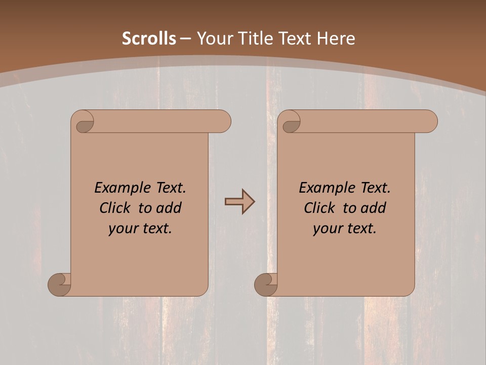 Parquet Lumber Blank PowerPoint Template