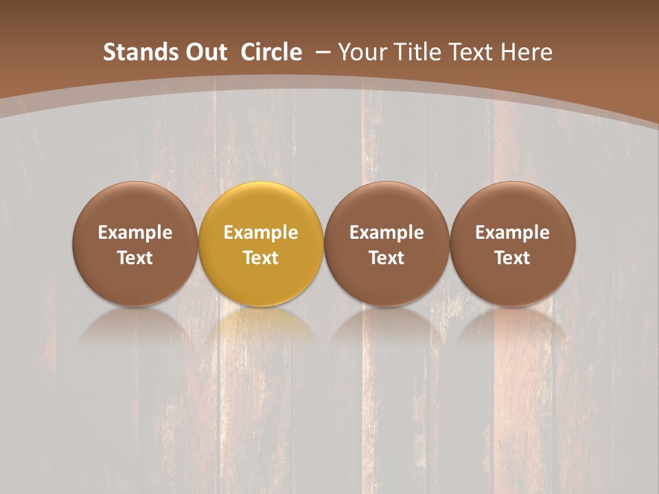 Parquet Lumber Blank PowerPoint Template