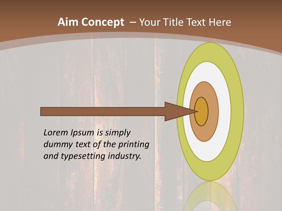 Parquet Lumber Blank PowerPoint Template