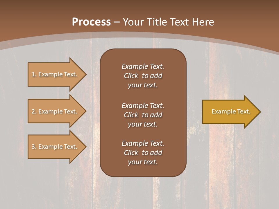 Parquet Lumber Blank PowerPoint Template