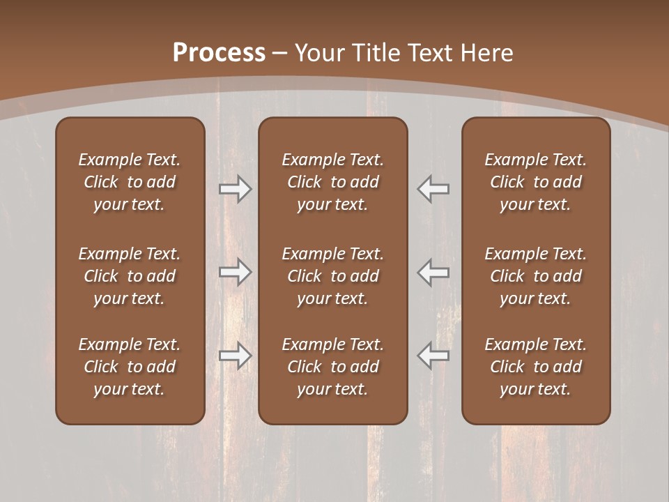 Parquet Lumber Blank PowerPoint Template