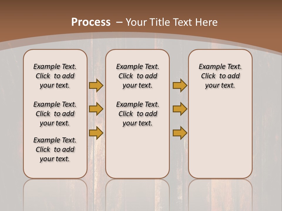 Parquet Lumber Blank PowerPoint Template