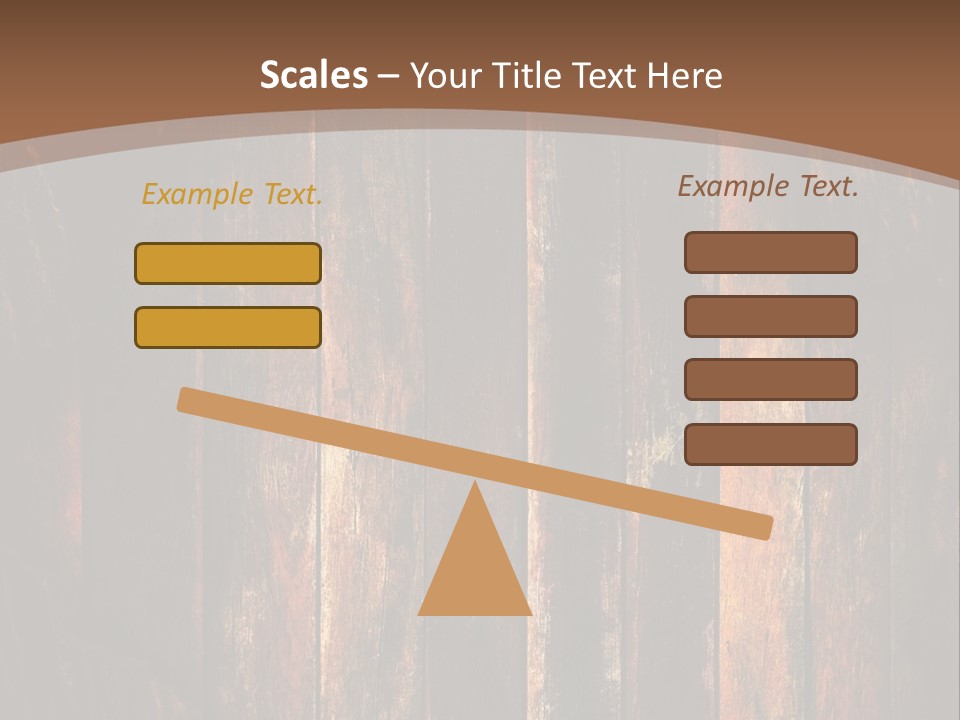 Parquet Lumber Blank PowerPoint Template