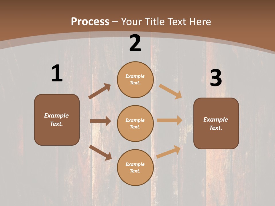 Parquet Lumber Blank PowerPoint Template