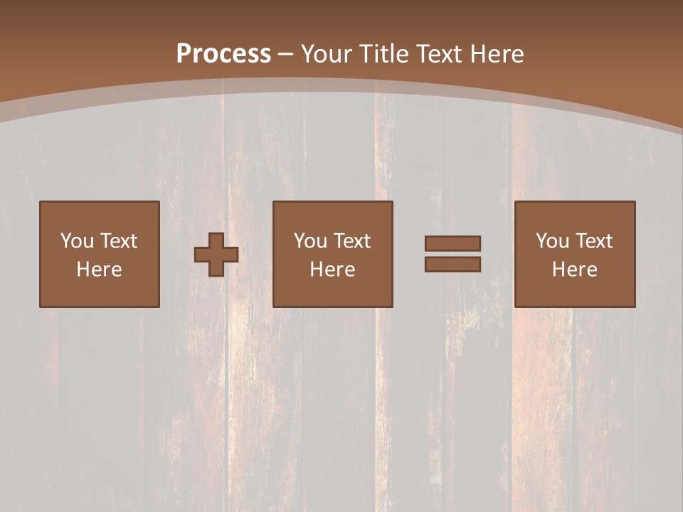Parquet Lumber Blank PowerPoint Template