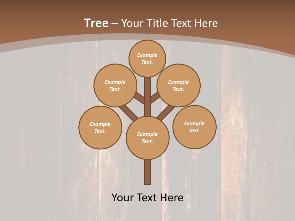 Parquet Lumber Blank PowerPoint Template