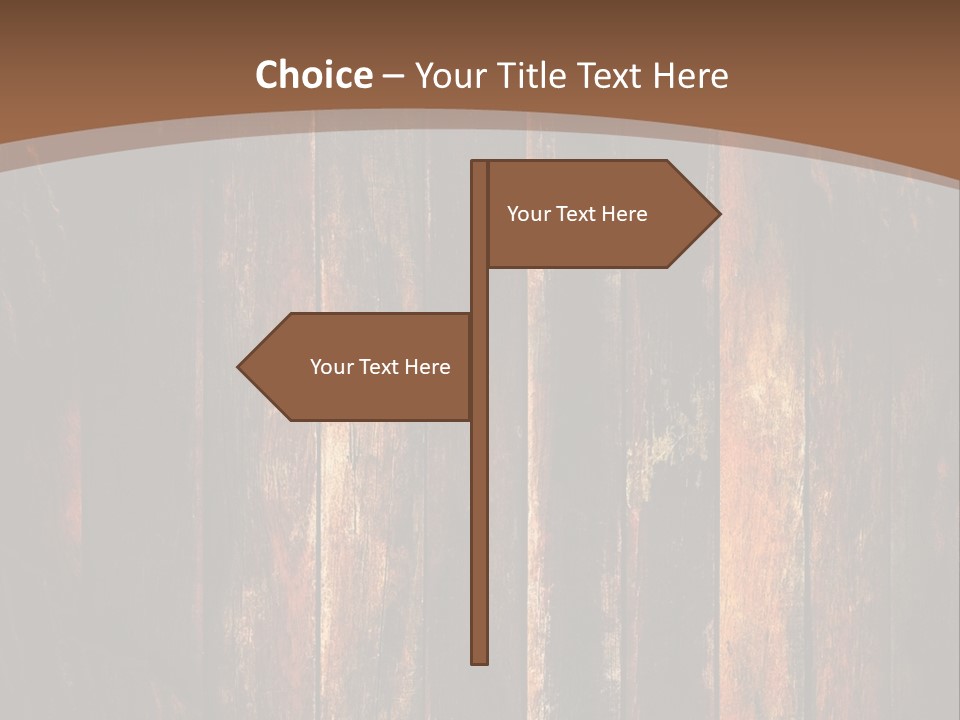 Parquet Lumber Blank PowerPoint Template