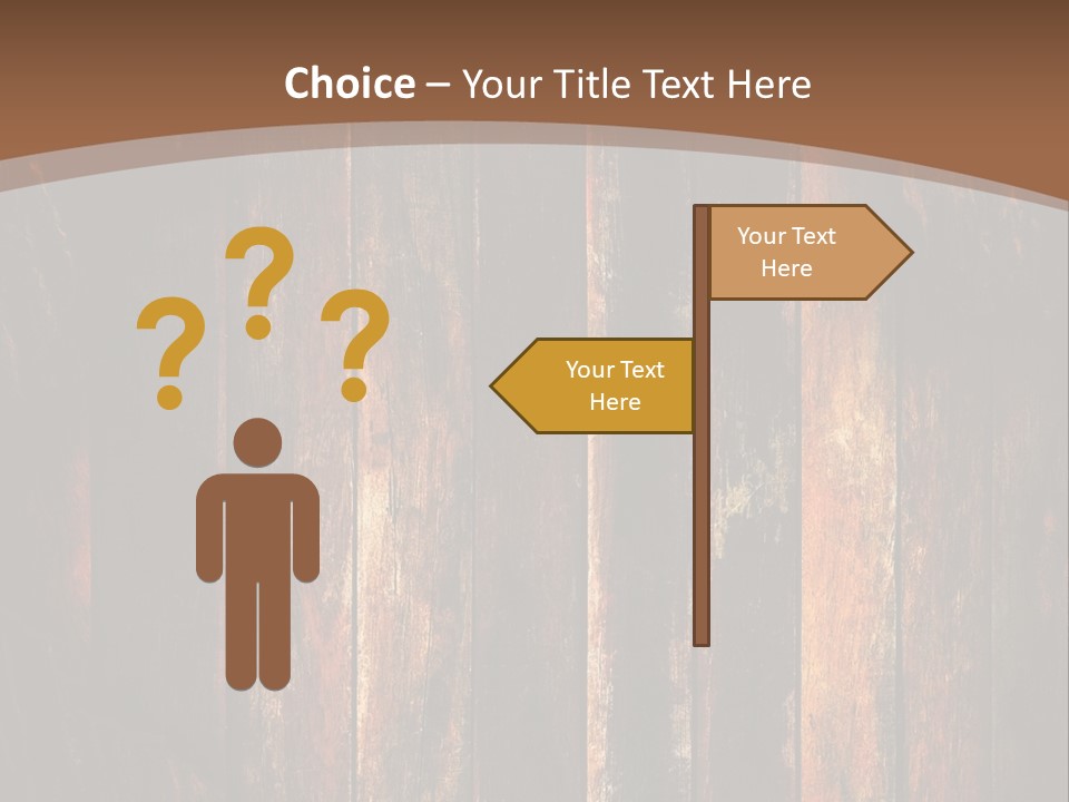 Parquet Lumber Blank PowerPoint Template