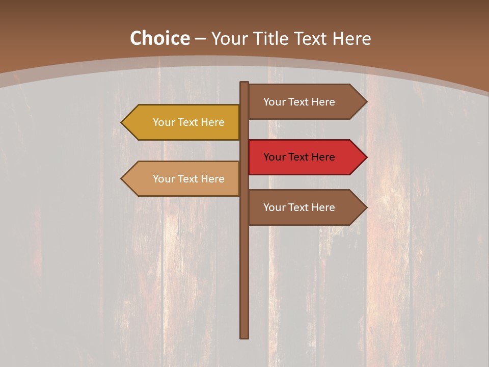 Parquet Lumber Blank PowerPoint Template