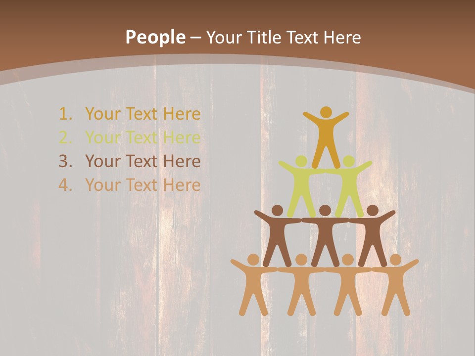 Parquet Lumber Blank PowerPoint Template