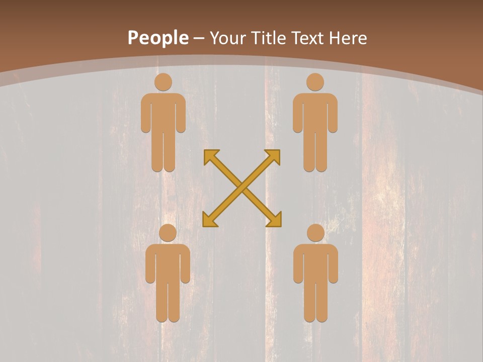 Parquet Lumber Blank PowerPoint Template