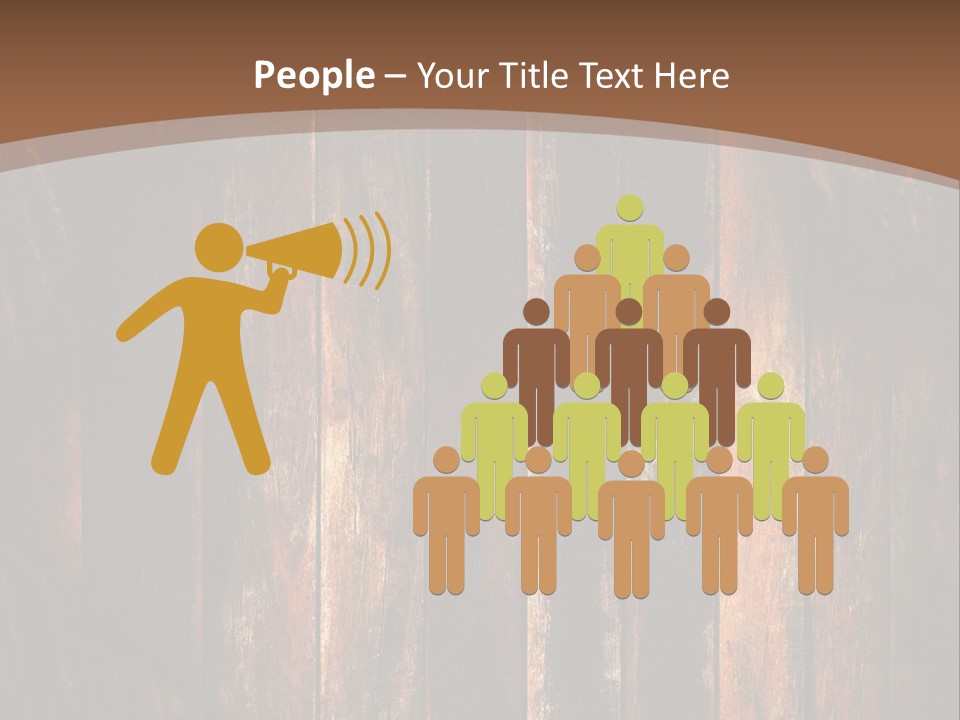 Parquet Lumber Blank PowerPoint Template