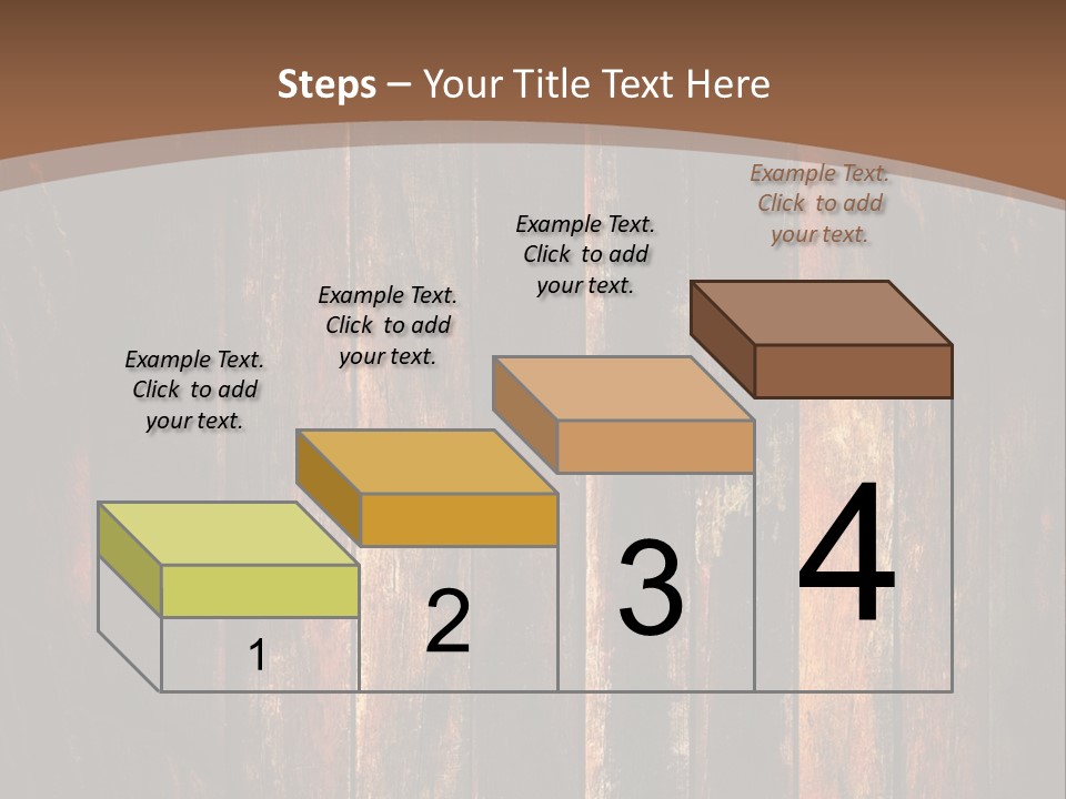 Parquet Lumber Blank PowerPoint Template