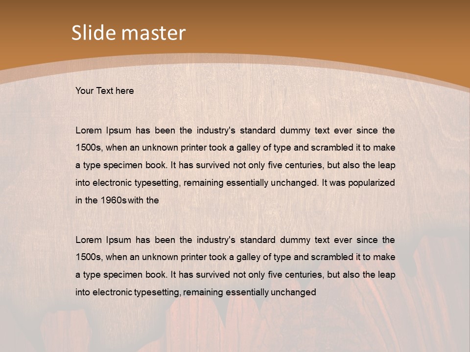 Surface Sign Nature PowerPoint Template