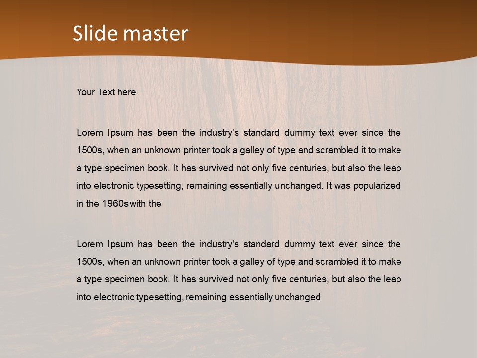 Bark Saw Plant PowerPoint Template