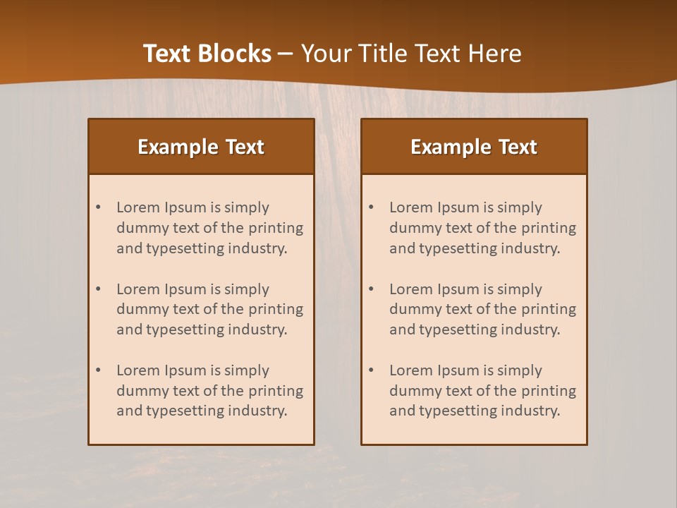 Bark Saw Plant PowerPoint Template
