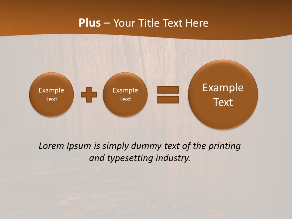 Bark Saw Plant PowerPoint Template