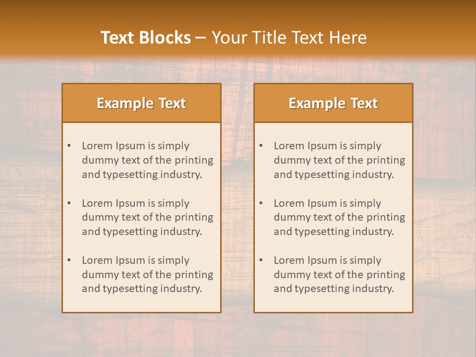 Nature Pattern Board PowerPoint Template