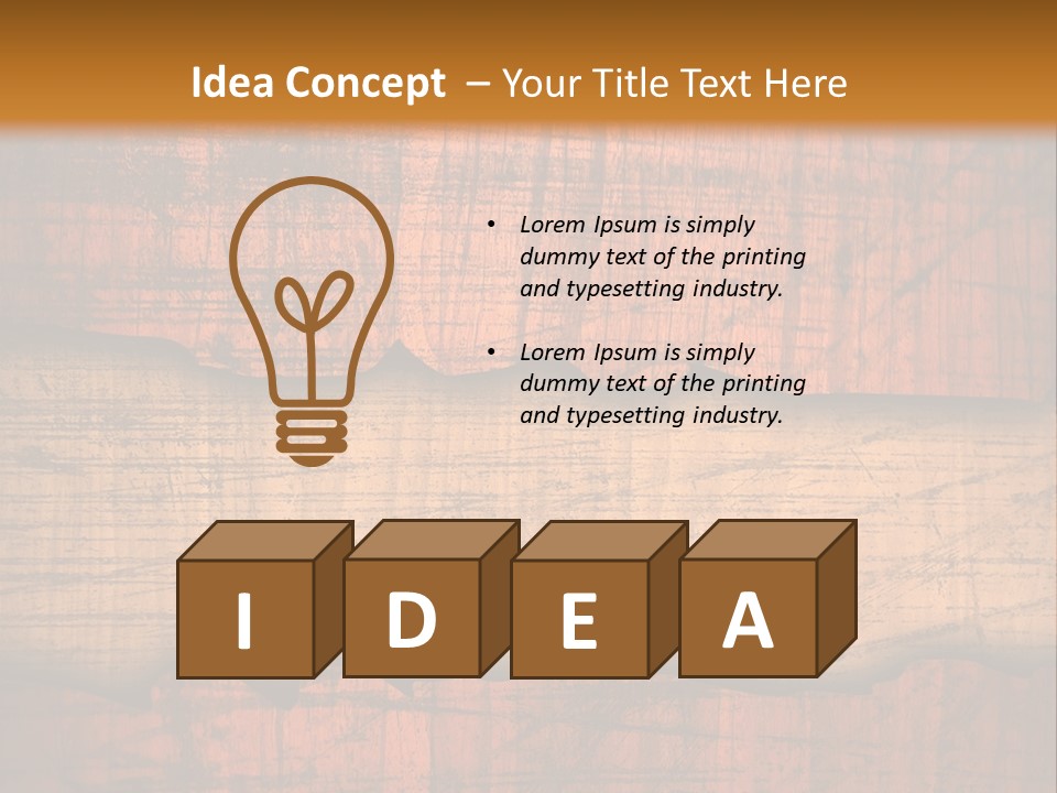 Nature Pattern Board PowerPoint Template