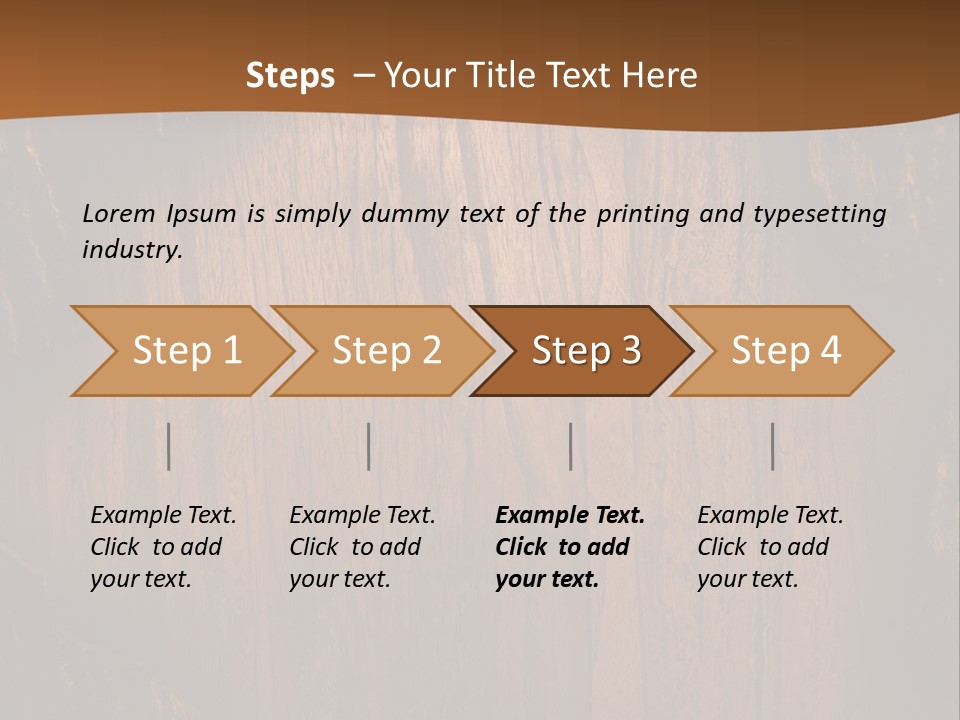 Lumber Board Notice PowerPoint Template