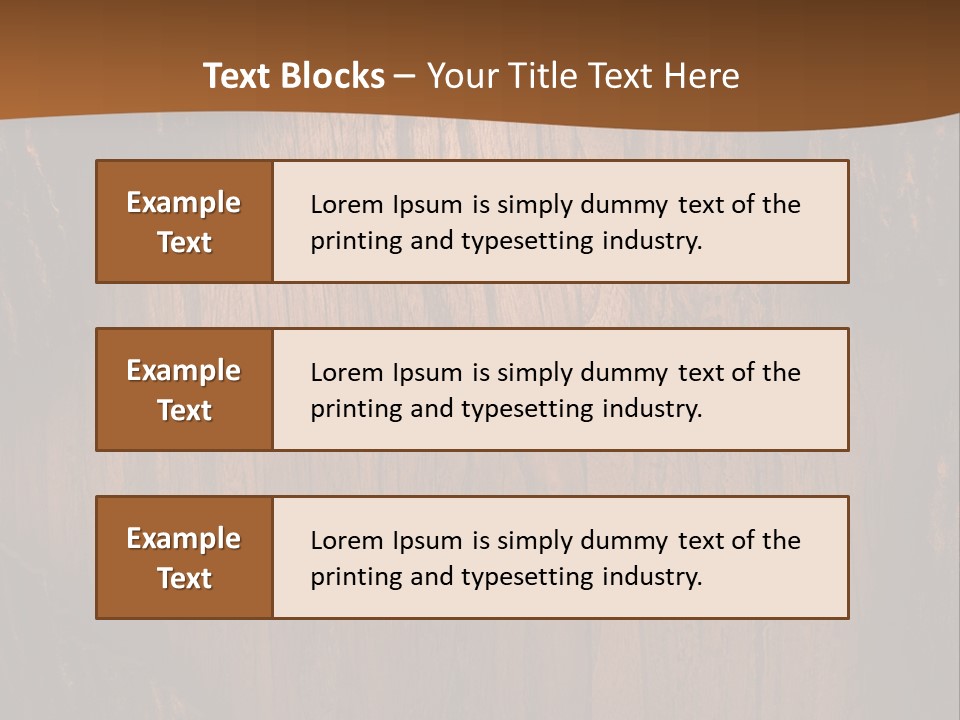 Lumber Board Notice PowerPoint Template