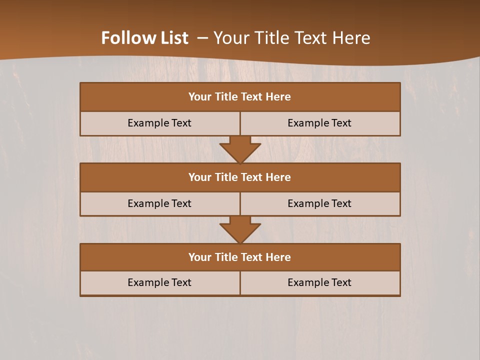 Lumber Board Notice PowerPoint Template