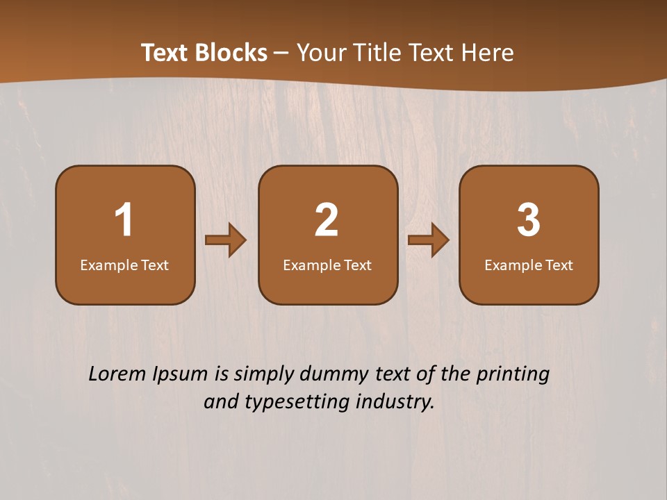 Lumber Board Notice PowerPoint Template