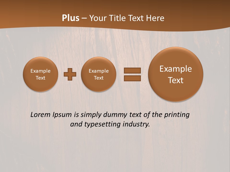 Lumber Board Notice PowerPoint Template