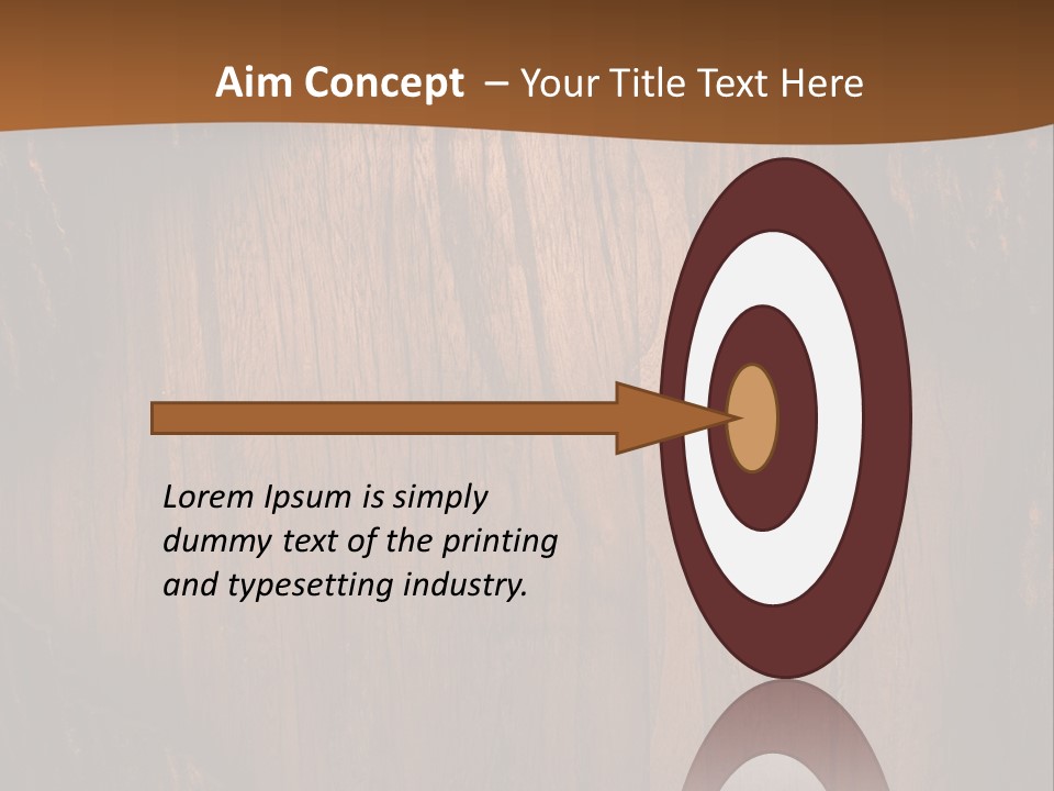 Lumber Board Notice PowerPoint Template