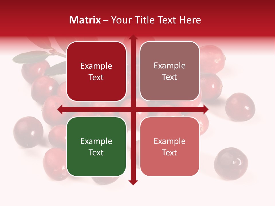 Frisch Obst Isoliert PowerPoint Template