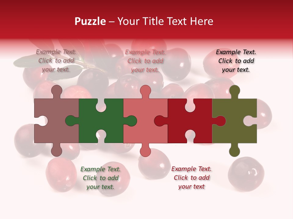 Frisch Obst Isoliert PowerPoint Template