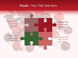 Frisch Obst Isoliert PowerPoint Template