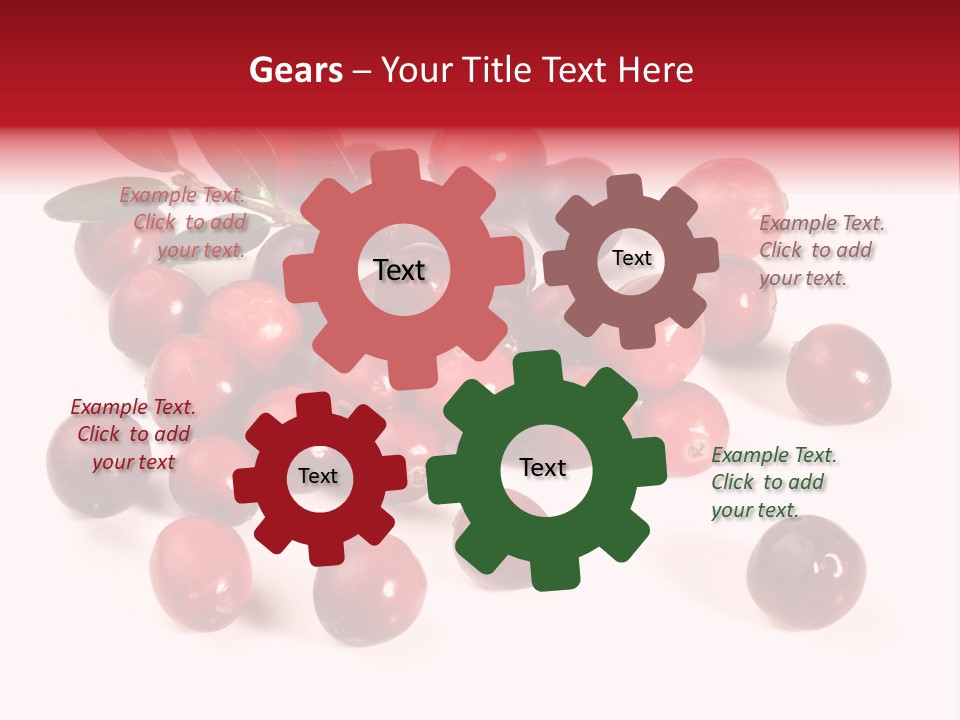 Frisch Obst Isoliert PowerPoint Template