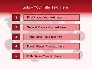 Frisch Obst Isoliert PowerPoint Template