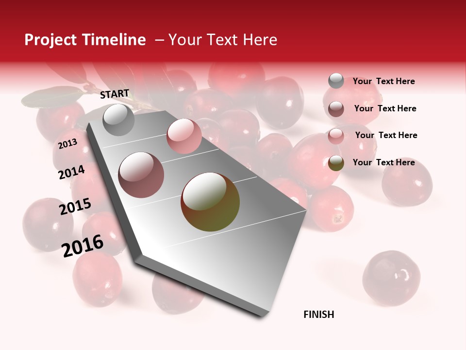 Frisch Obst Isoliert PowerPoint Template