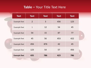 Frisch Obst Isoliert PowerPoint Template