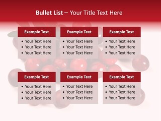 Frisch Obst Isoliert PowerPoint Template