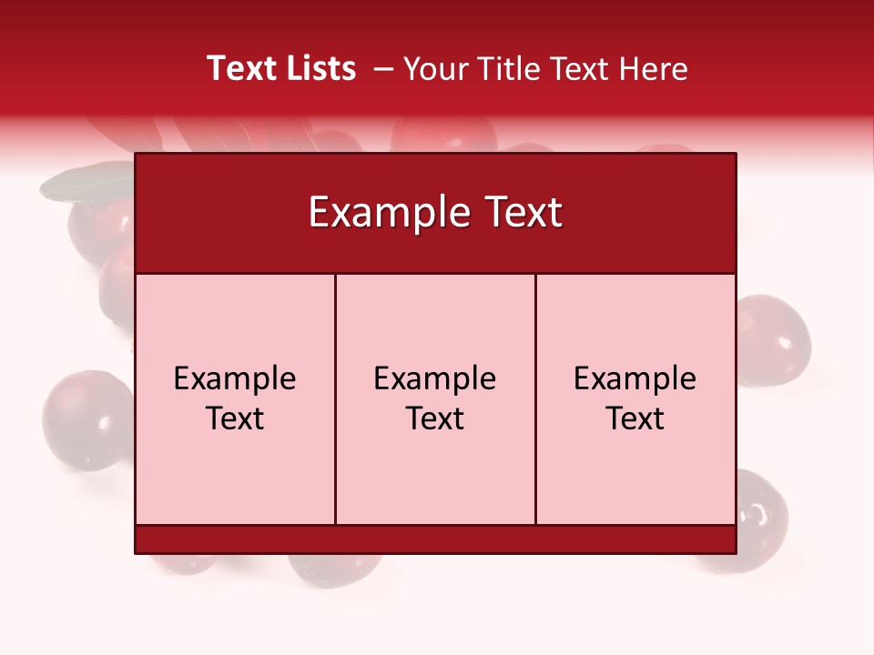Frisch Obst Isoliert PowerPoint Template