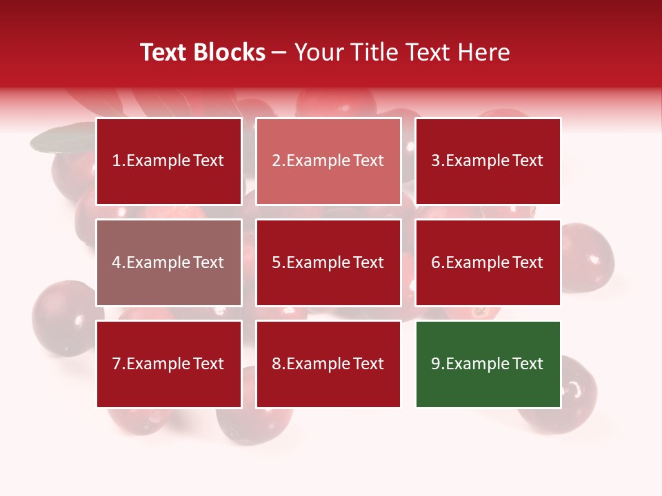 Frisch Obst Isoliert PowerPoint Template