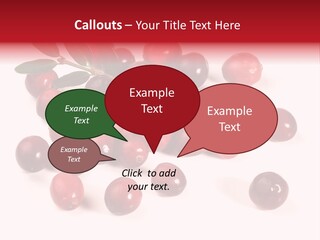 Frisch Obst Isoliert PowerPoint Template