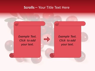 Frisch Obst Isoliert PowerPoint Template
