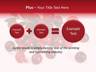 Frisch Obst Isoliert PowerPoint Template