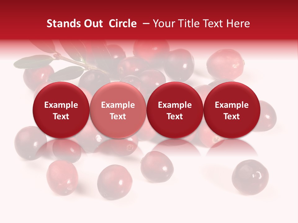 Frisch Obst Isoliert PowerPoint Template