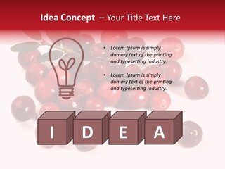 Frisch Obst Isoliert PowerPoint Template