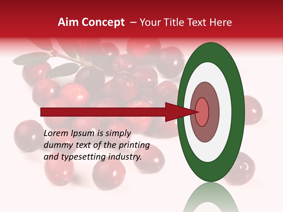 Frisch Obst Isoliert PowerPoint Template