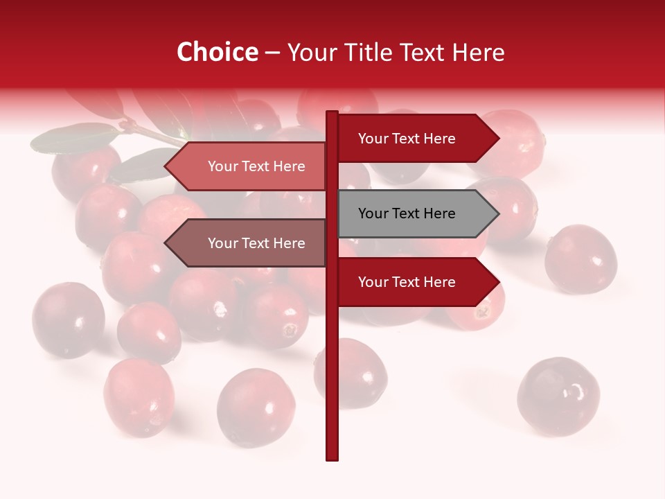 Frisch Obst Isoliert PowerPoint Template