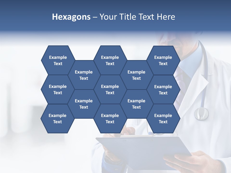 Serious Doctor Records PowerPoint Template
